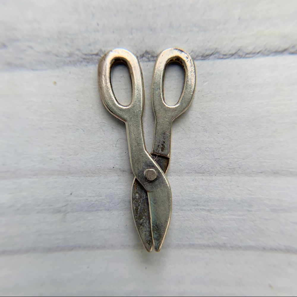 Sterling Silver Scissors Charm